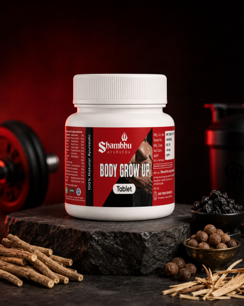 Body Grow Up Tablet by Shambhu Ayurveda